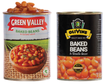 Green Valley and Olivine baked beans